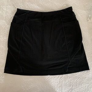 Athleta black skort